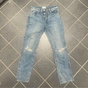 Pistola Light Blue Distressed Boyfriend Jeans